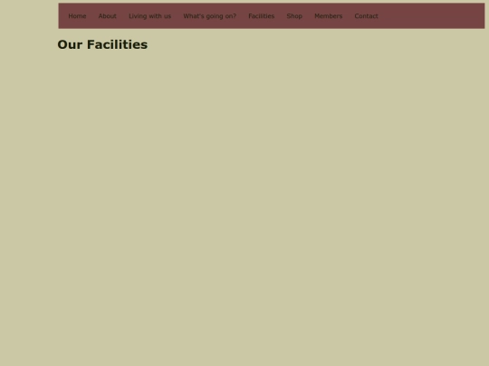 facilities screenshot