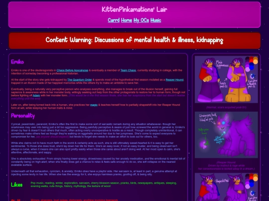 wiki/OC - Chaos Before Apocalypse/Emiko screenshot