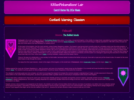 wiki/OC - The Bubbled Woods/Feliswald screenshot