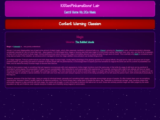 wiki/OC - The Bubbled Woods/Magic screenshot