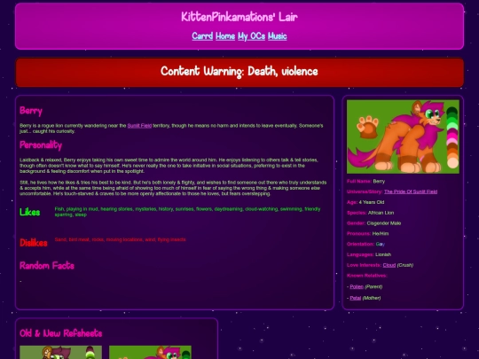 wiki/OC - The Pride Of Sunlit Field/Berry screenshot