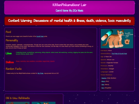 wiki/OC - The Pride Of Sunlit Field/Pond screenshot