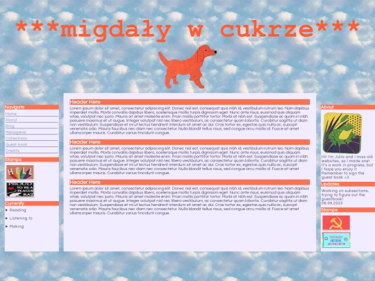 blog screenshot