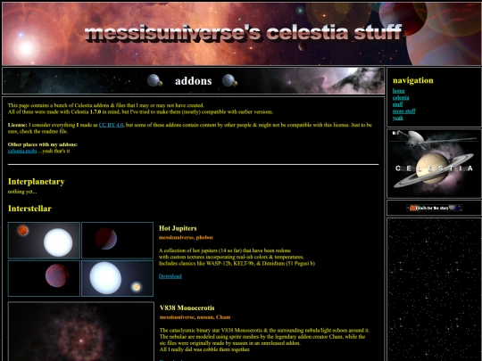 celestia/addons screenshot