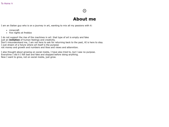aboutme screenshot