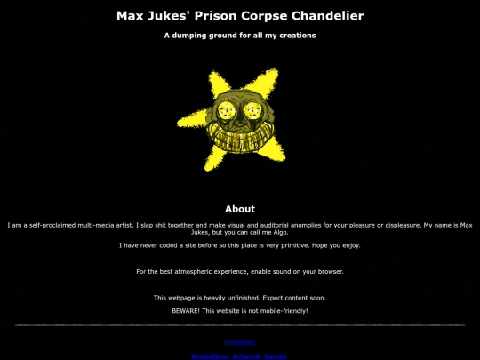 homepage screenshot