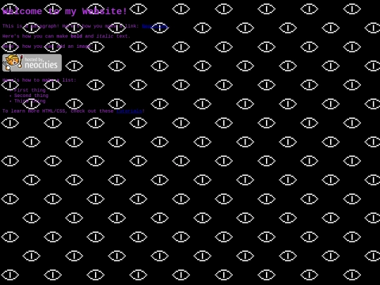 test screenshot