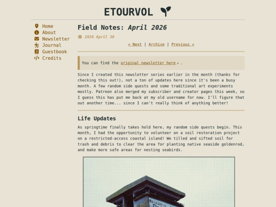 newsletter/2026-April screenshot