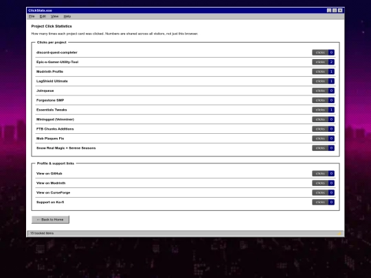stats screenshot