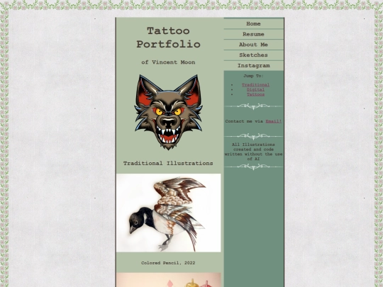 tattooportfolio screenshot