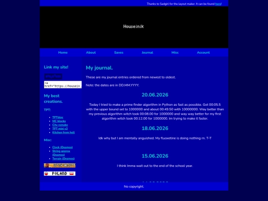 journal screenshot