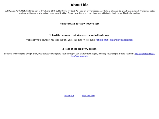 about-me screenshot