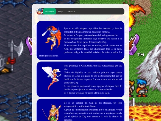 personajes screenshot