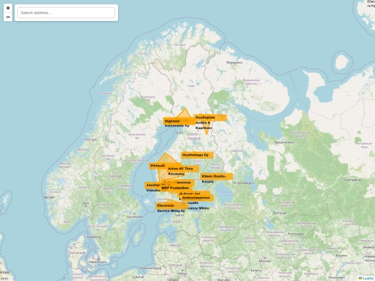 Allente/InstallerMap screenshot