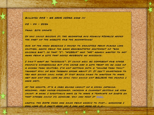 bulletinboard screenshot