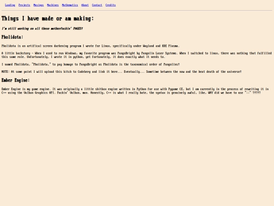 projects screenshot
