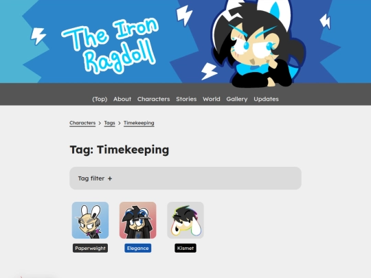 characters/tag/timekeeping screenshot