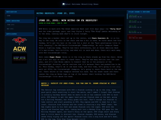 TEWNews/tewn062001nitro screenshot