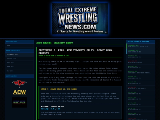 TEWNews/tewn090801velocity screenshot