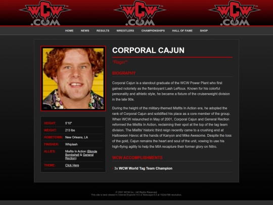 corporalcajun screenshot