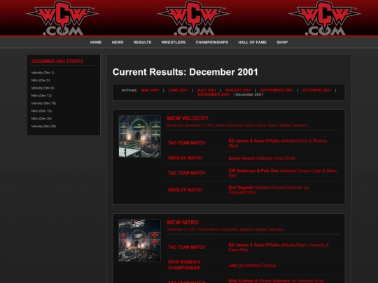 results screenshot
