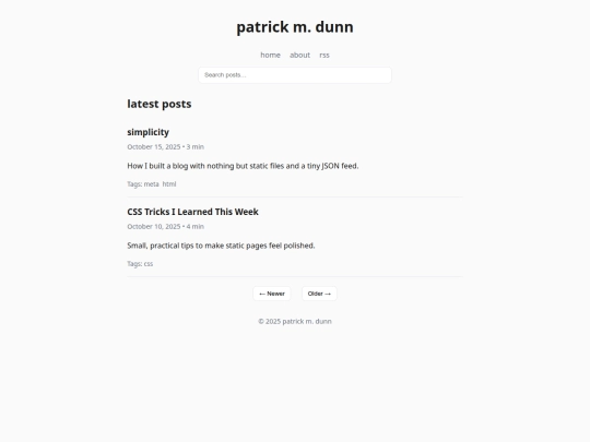 index screenshot