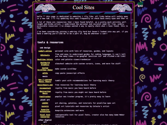 cool_sites screenshot