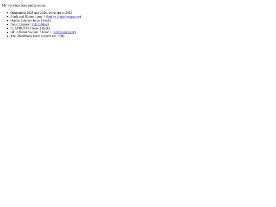 publications screenshot
