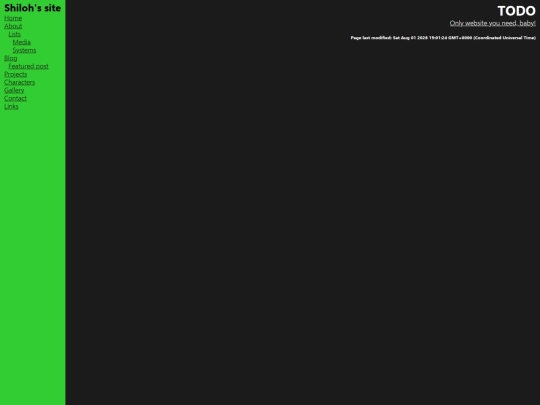 links screenshot