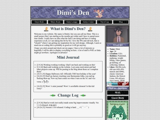testpage screenshot