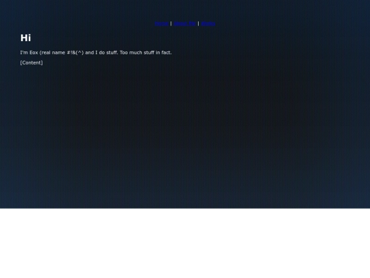 aboutme screenshot