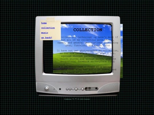 old tech/collection screenshot