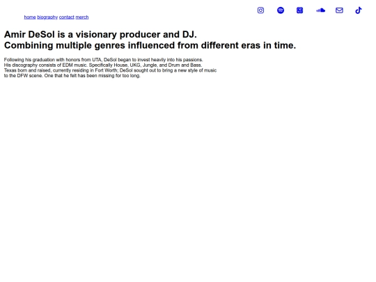 biography screenshot
