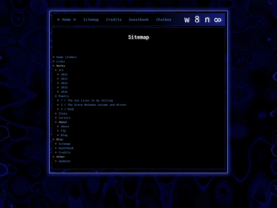 misc/sitemap screenshot