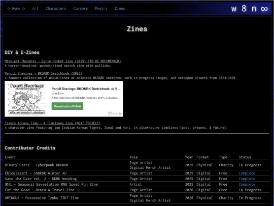 works/zines screenshot