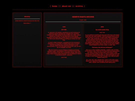 archive screenshot