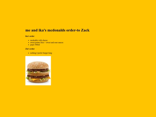 zackspage/subpage screenshot