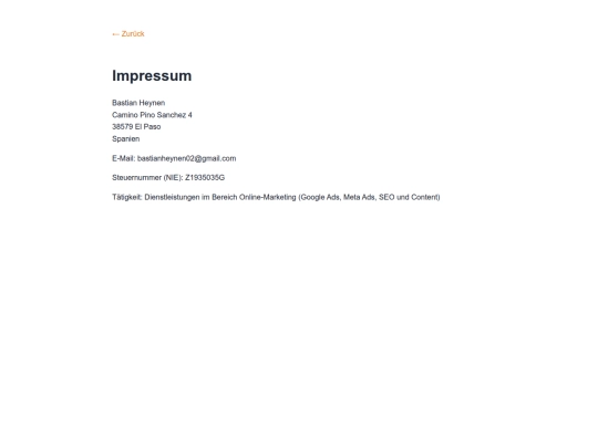 work/impressum screenshot