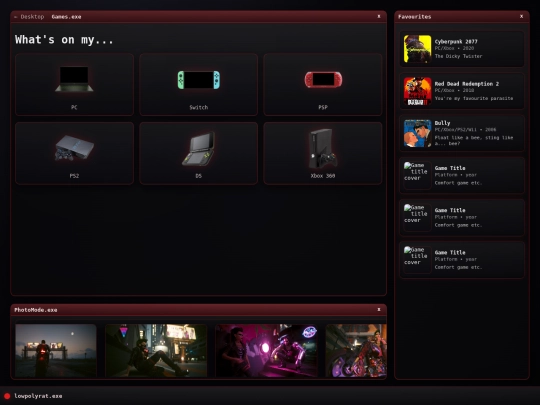 games screenshot