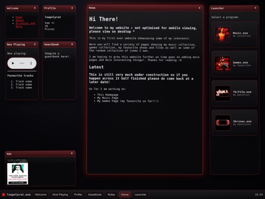 index screenshot