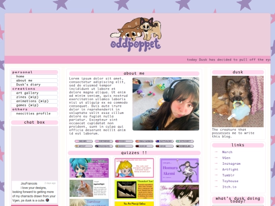 aboutme screenshot
