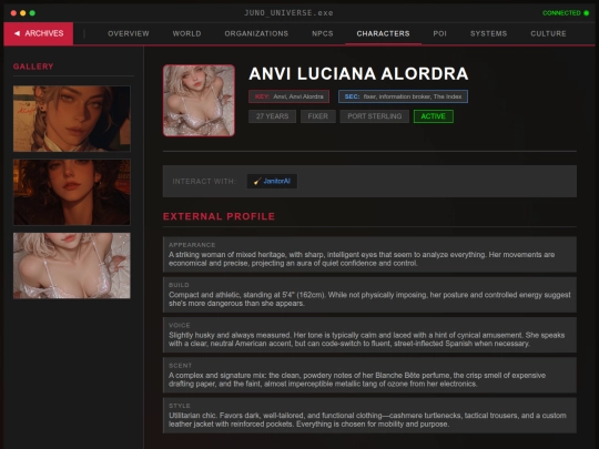 juno-universe/characters/profile screenshot