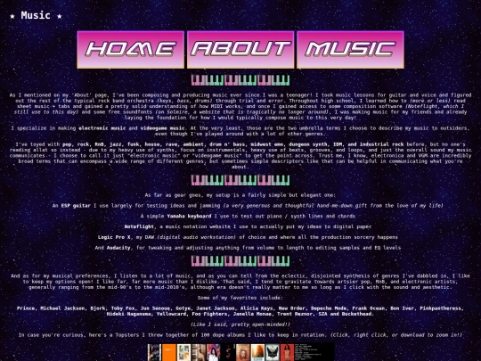 music screenshot