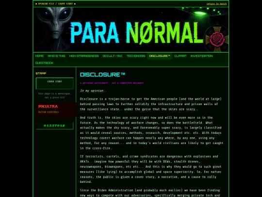 disclosure screenshot