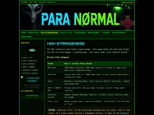 highstrangeness screenshot