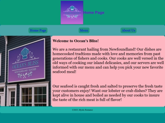 HomePage screenshot
