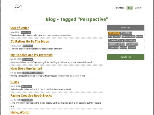 blog/tags/perspective screenshot