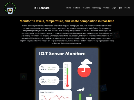 IOT sensor screenshot