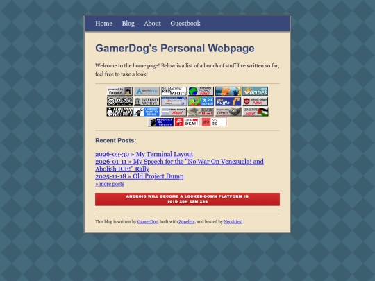 index screenshot