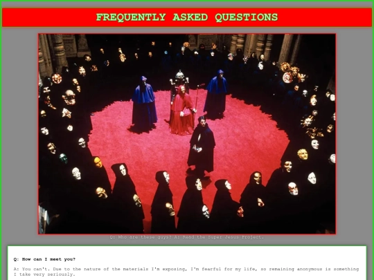 FAQ screenshot